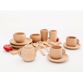 Japanese Natural Kitchen Wooden Toys Tea Set